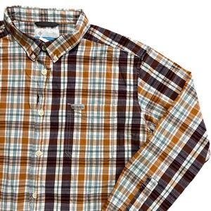 Columbia Mens‎ XL Button Down Shirt Long Sleeve Plaid Casual Outdoor Top